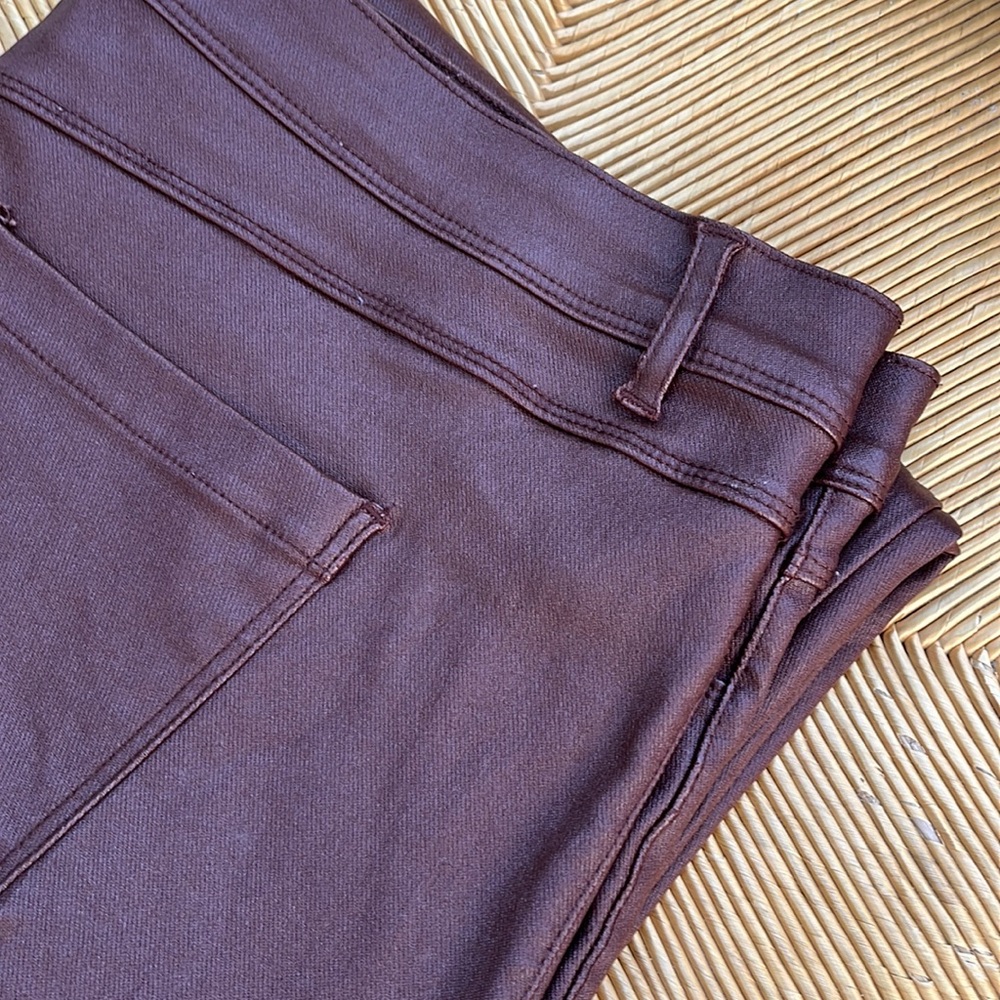 Brown Pleather Pants